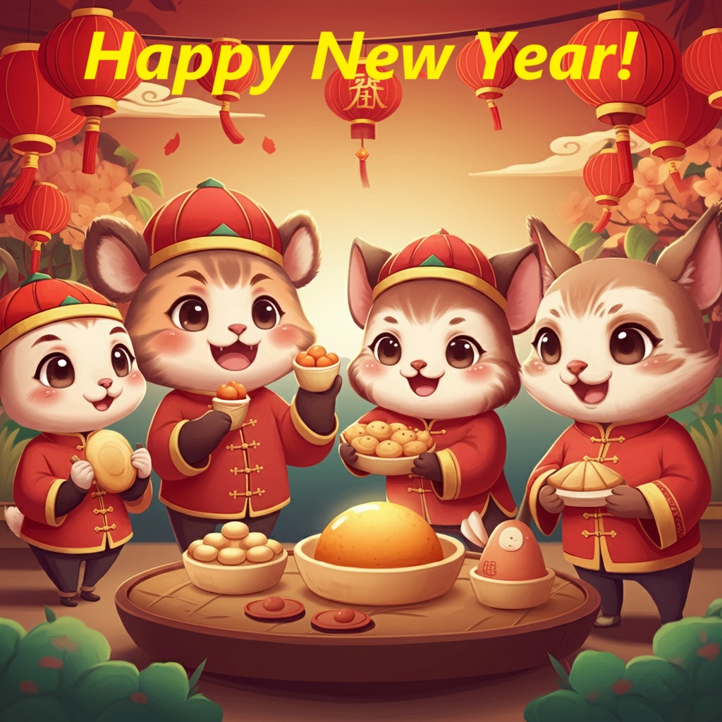 Chinese New Year Cats