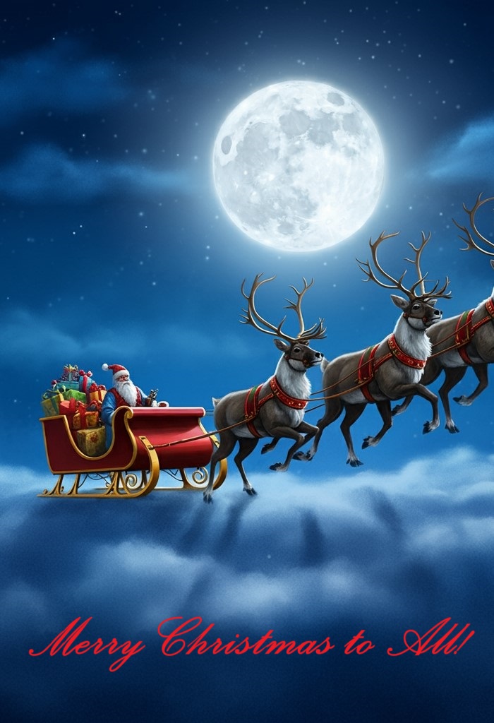 Santa and the Full Moon